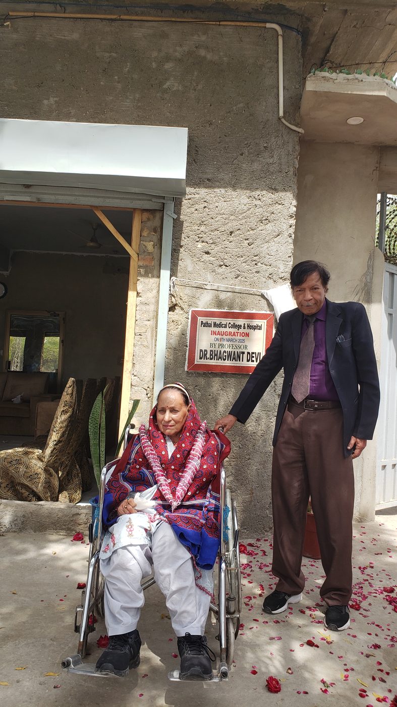 Outside Pathai Hospital after the inauguration